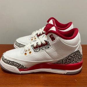 Nike jordan 3 cardinal sz 4 new